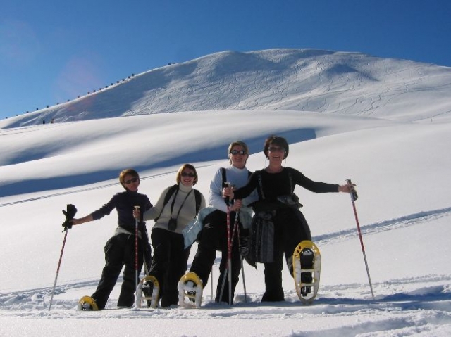  Raquetas de nieve en polvo 